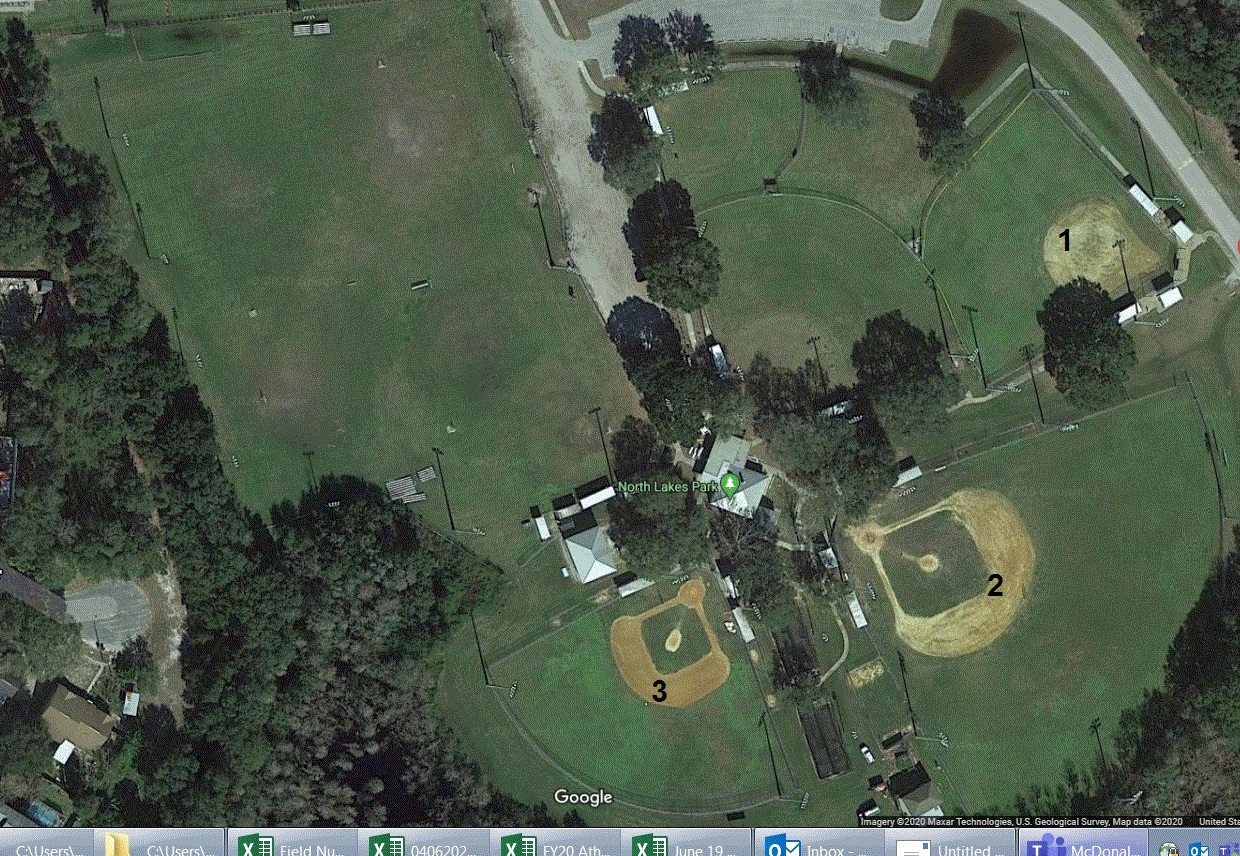 Northlake Sports Complex - Field 1 SB 200&#39;&lt;250&#39; - 215&#39;