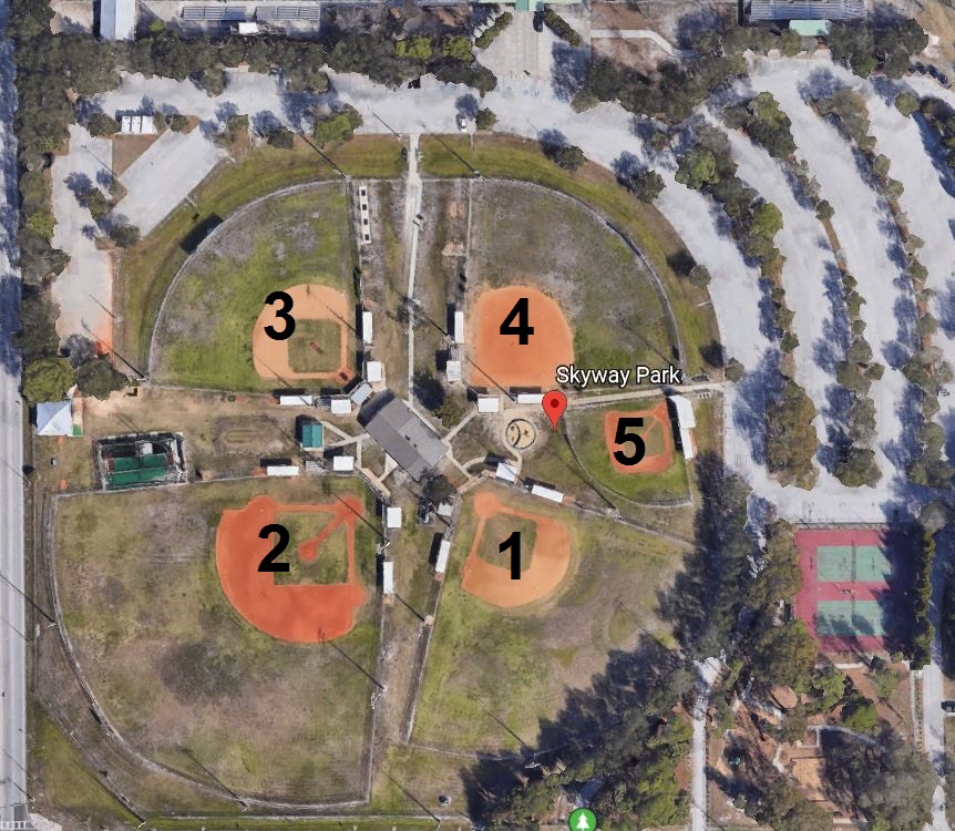 Skyway Sports Complex - Field 1 BB 275&#39;+ - 200&#39;